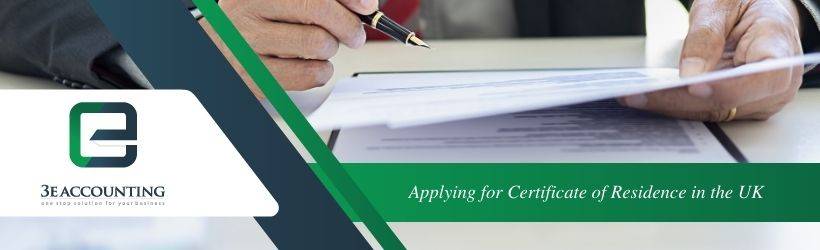 Applying for Certificate of Residence in the UK